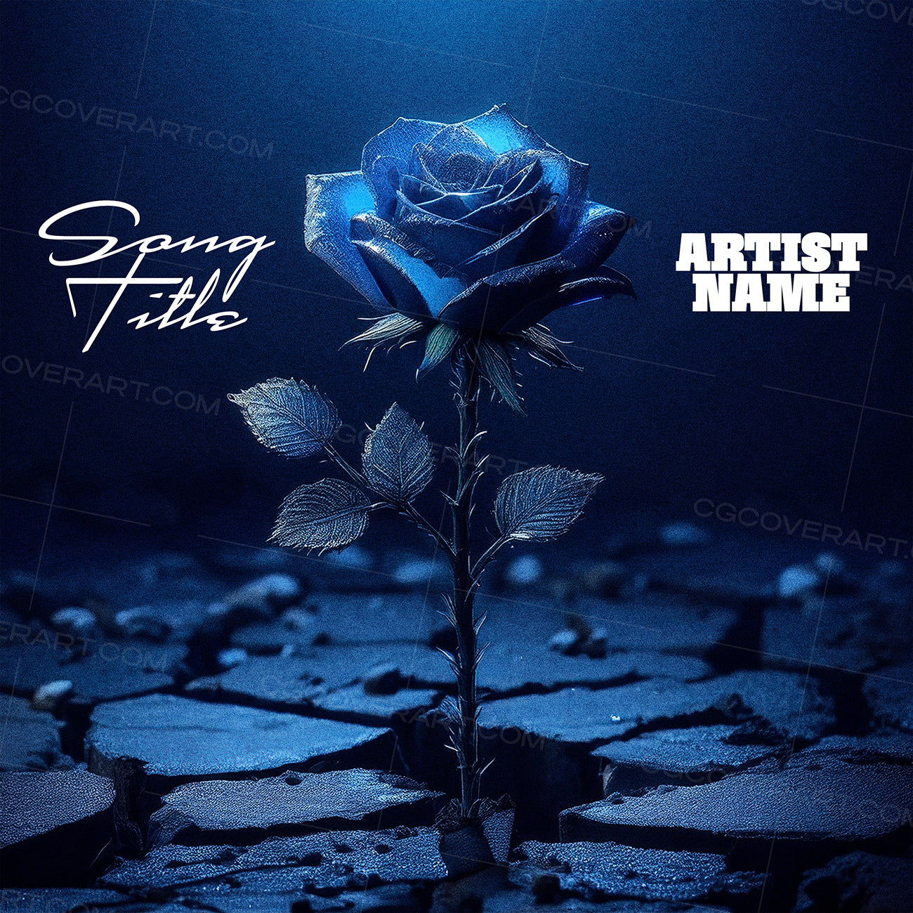 Blue Rose | Exclusive Artwork | Custom Cover Design