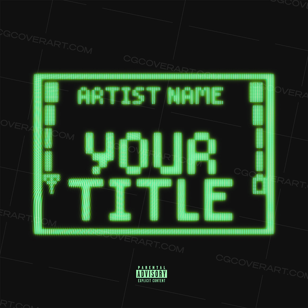 Pixelated Art | Customizable Artwork with Song Title & Artist Name